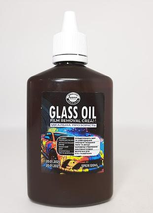 Средство для удаления масляной пленки со стекла авто glass oil film remover cream 120 мл