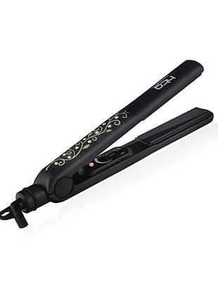 Выпрямитель для волос htg ht062т с керамическим покрытием, с ионизацией, с регулятором температуры, черный
