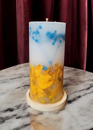 «свет несокрушимости - набор из свечи и подставки», с ароматом кофе