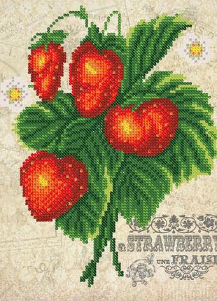 Заготовка для вышивки ркп-4-039 винтаж. клубника тм маричка,