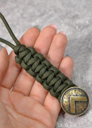 Темляк с клипсой и индивидуальной гравировкой