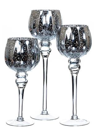 Набор подсвечников из 3-х штук 40 см,35 см,30 см unicorn studio 12006-001