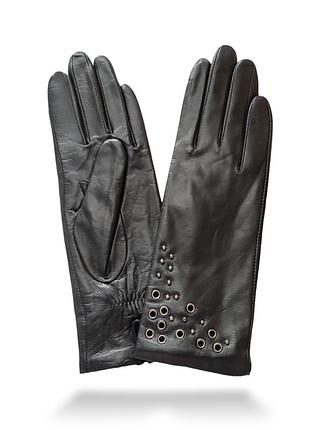 Женские кожаные перчатки для сенсорных телефонов с шерстяной подкладкой pitas ln0646zs 7.5