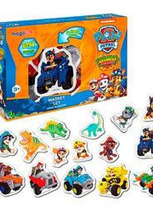 Набір магнітів "щенячий патруль. діномісія" ml 4034-05