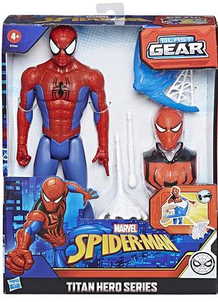 Фігурка людина-павук інтерактивна (висота 30 см) оригинал spider-man blast gear hasbro