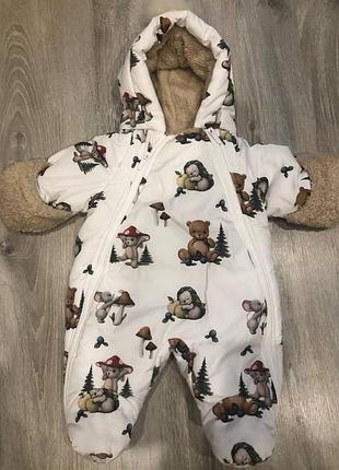 Зимний комбинезон для младенцев