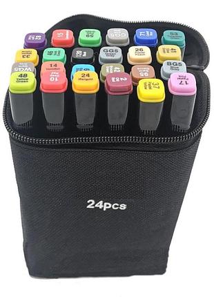 Маркер профессиональный для скетчинга touch в наборе 24 цветов
