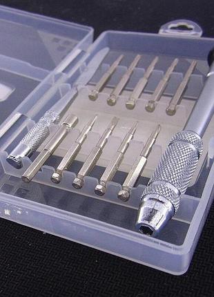 Набор отверток sphinx 8721, 10 насадок с лопаткой