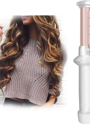 Мини беспроводная плойка marske 2-в-1, 30w, керамика, usb зарядка, для влажной и сухой укладки (белый)