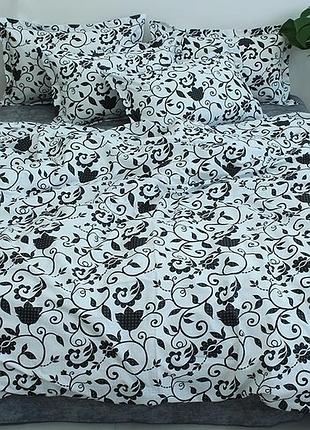 Постельное белье полуторный ранфорс (турция) тм tag r-t9255