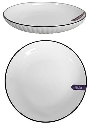 Vt-p-1254va тарілка обідня глибока вавилон vittora, 254мм