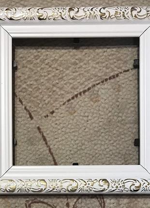 Рамка 10 х 10 см (окно 9 х 9 см ) или ваш размер .стекло,двп,крепление