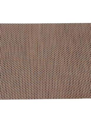 Салфетка сет пвх подставка под тарелку подложка сервировочный коврик для стола коричневая 30*45 cm forkopt