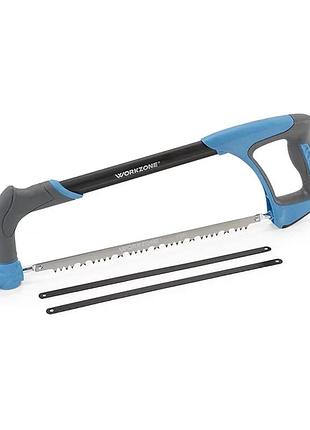 Универсальный набор пил workzone 3 в 1 для дерева и металла