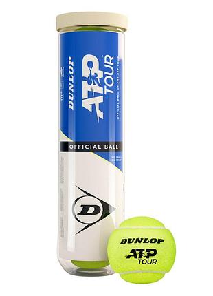 М'ячі тенісні dunlop atp tour 4b (4 шт.)