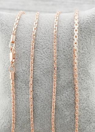 Цепочка длина 42см, позолота ро