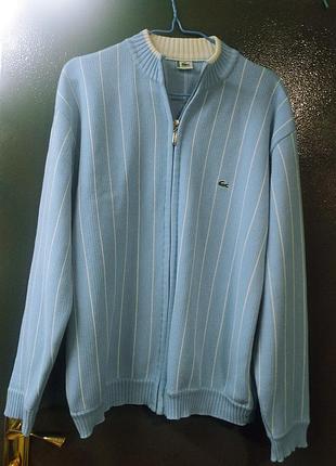 Кофта на замку.lacoste/l раз.