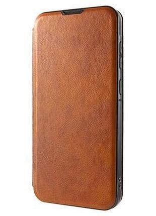 Шкіряний чохол-книжка epik belora xiaomi redmi 9c brown