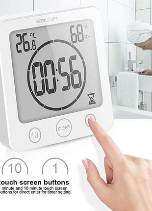 Цифровые часы для душа baldr с таймером - водонепроницаемый таймер для душа для детей и взро, amazon, германия