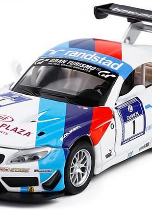 Металлическая машинка bmw z4 gt3