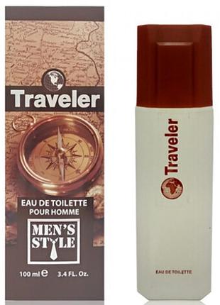 Туалетная вода для мужчин аромат traveler 100 мл