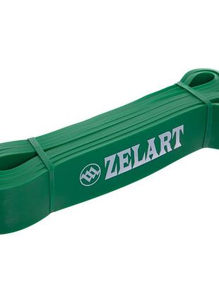 Гума-петля для підтягувань і тренувань стрічка силова zelart power bands fi-3917 зелений