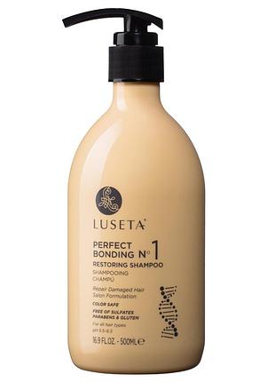 Відновлюючий шампунь для пошкодженого волосся luseta beauty perfect bonding restoring shampoo, 500 мл