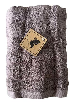 Рушник банний home textiles "шарпей" махра 130 х 70 см (38643) коричневий