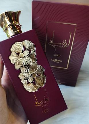Женская парфюмерная вода lattafa ansaam gold​​​​​​​ 50мл распив оригинальной парфюмерии 50 мл