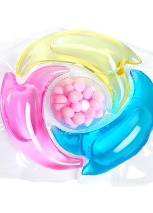 Капсулы для стирки белья 4в1 цветочный аромат laundry beads поштучно
