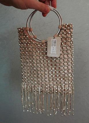 Розпродаж сумка accessorize сумочка сяюча з підвісками