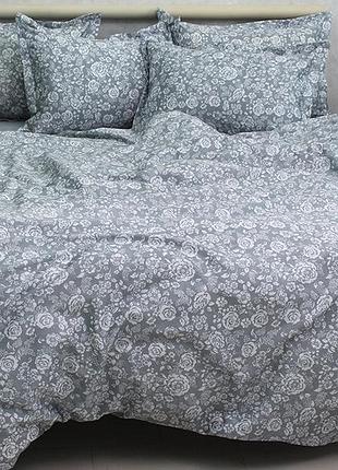 Постельное белье 2-спальный комплект сатин 100% хлопок (турция) с компаньоном (2-сп.) pt-006