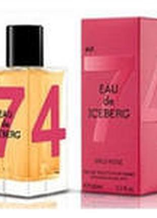 Iceberg eau de iceberg wild rose edt,100ml iceberg eau de iceberg wild rose tester edt, 100ml