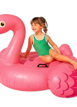 Надувной плот матрац розовый фламинго для плавания 178 х 135 х 97 см intex 57558 польша