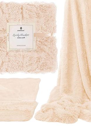 Плед-покрывало springos extra soft 160 x 200 см ha7054