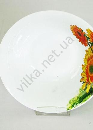 Салатник три подсолнуха №8 - 20 х 6 (12 шт. в уп.) forkopt