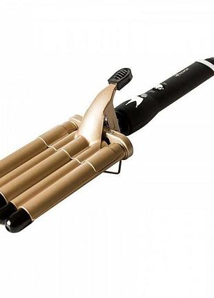 Плойка для волосся на 5 хвиль pro mozer mz-6619-5, щипці для завивки та об'єму