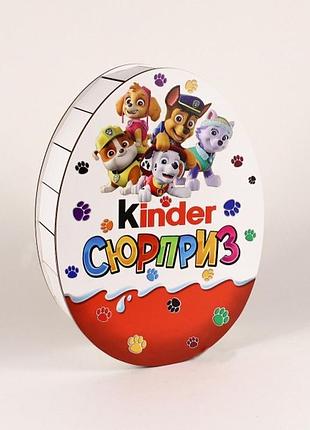 Подарочная коробка "киндер" щенячий патруль средняя