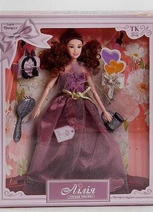Лялька лілія тк - 87933 (36/2) "tk group", "принцеса музики", 3 види, аксесуари, в коробці