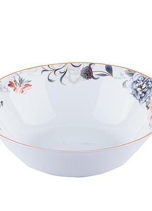 Піони, aura, салатник, vt-2165ap, vittora, 165 мм