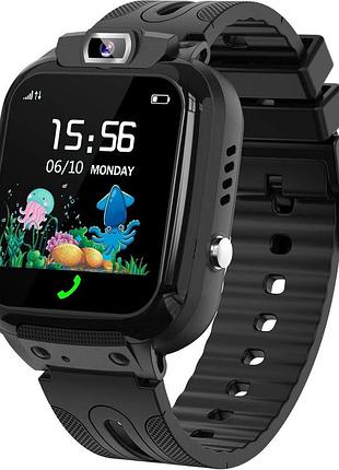 Дитячий розумний годинник puhiuyoi q16 gps sim sim 2g чорний