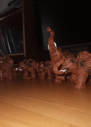 Набір слонів статуетки в наборі 5 шт