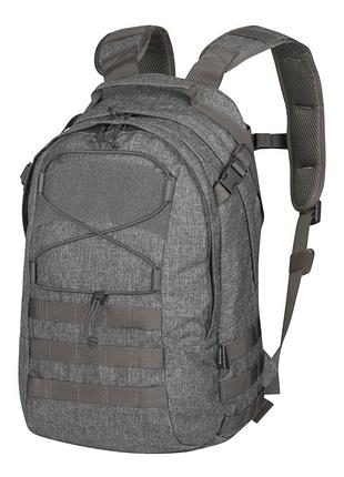 Рюкзак edc 21л helikon-tex backpack - nylon polyester blend - melange grey