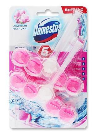Блок для унітаза domestos power 5 крижана магнолія 55 г