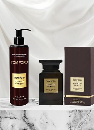 Набор туалетная вода унисекс tom ford tobacco vanille 100 мл+ лосьон для тіла 200 мл