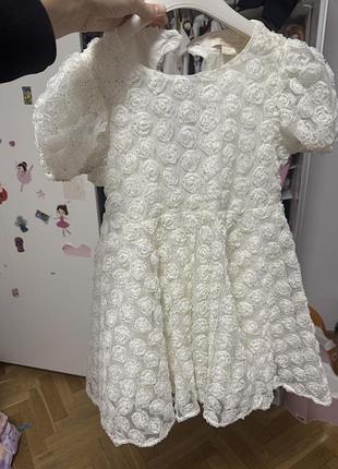Сукня ally antique дитяча нова біла на 5/6 років