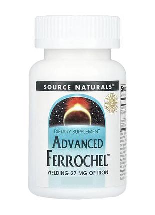 Source naturals, advanced ferrochel™, 90 таблеток