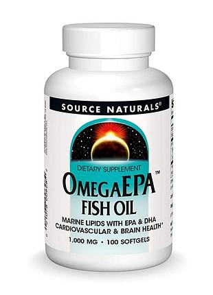 Омега 3 source naturals omegaepa™ fish oil 1000mg, 100 капсул