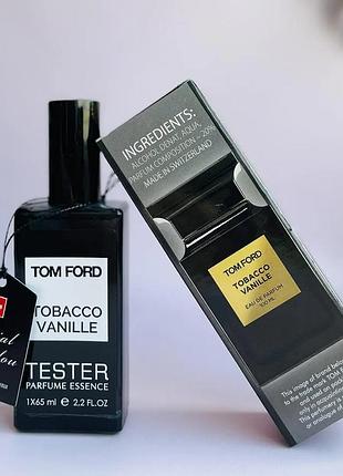 Туалетная вода унисекс tom ford tobacco vanille табакко ваниль тестер швейцария 65 мл