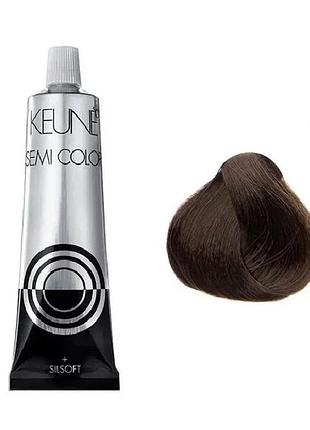 Краска тонирующая безаммиачная для волос keune semi color 4 medium brown 60 мл